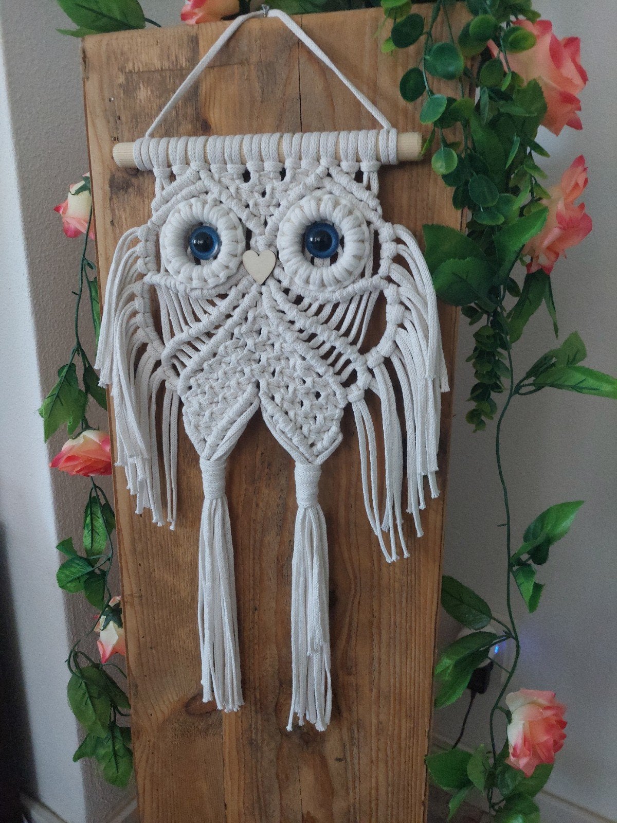 mooie macrame uil, Ophalen of Verzenden, Nieuw