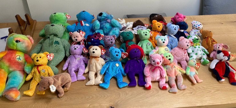 Vintage Ty beanie boo collectie, Ophalen of Verzenden, Zo goed als nieuw, Overige typen, Ty