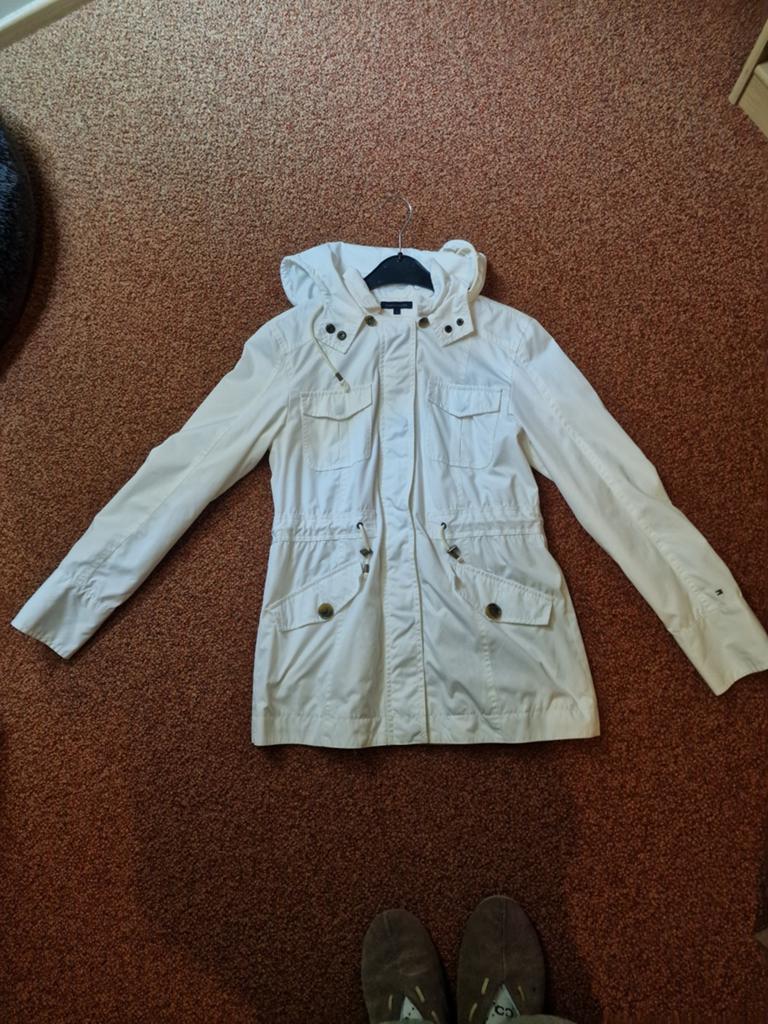 Dames jas tommy hilfiger maat s, Ophalen, Zo goed als nieuw, Blauw