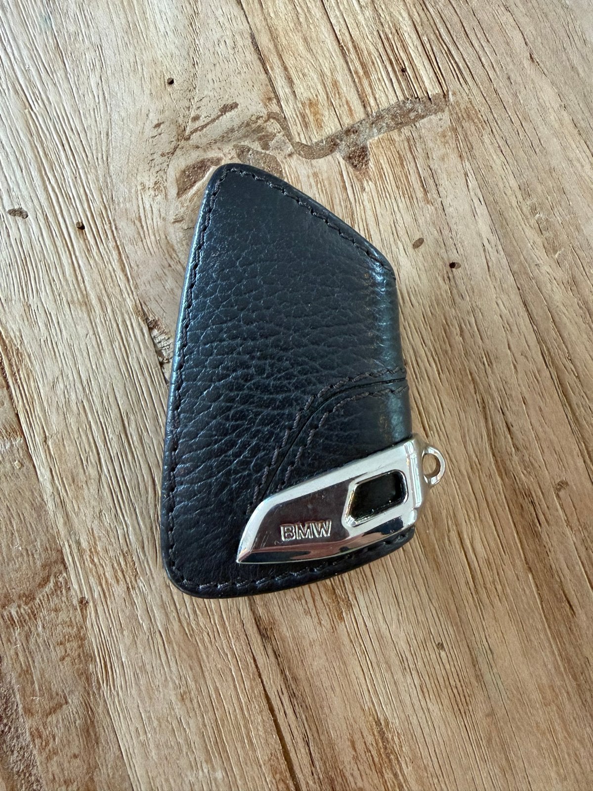 Leren BMW iX3 Sleuteletui - Zwart, Auto diversen, Auto-accessoires, Ophalen, Gebruikt