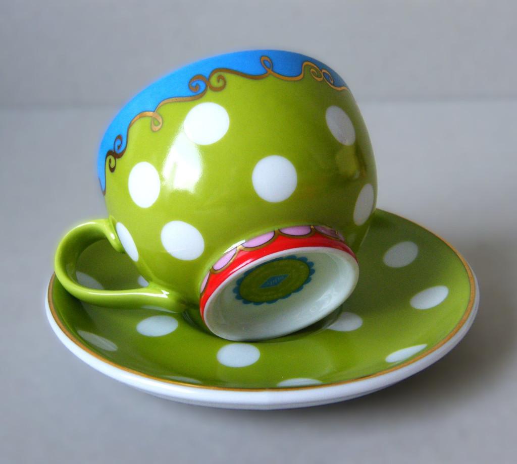 Kleine kop en schotel Oilily, Ophalen of Verzenden