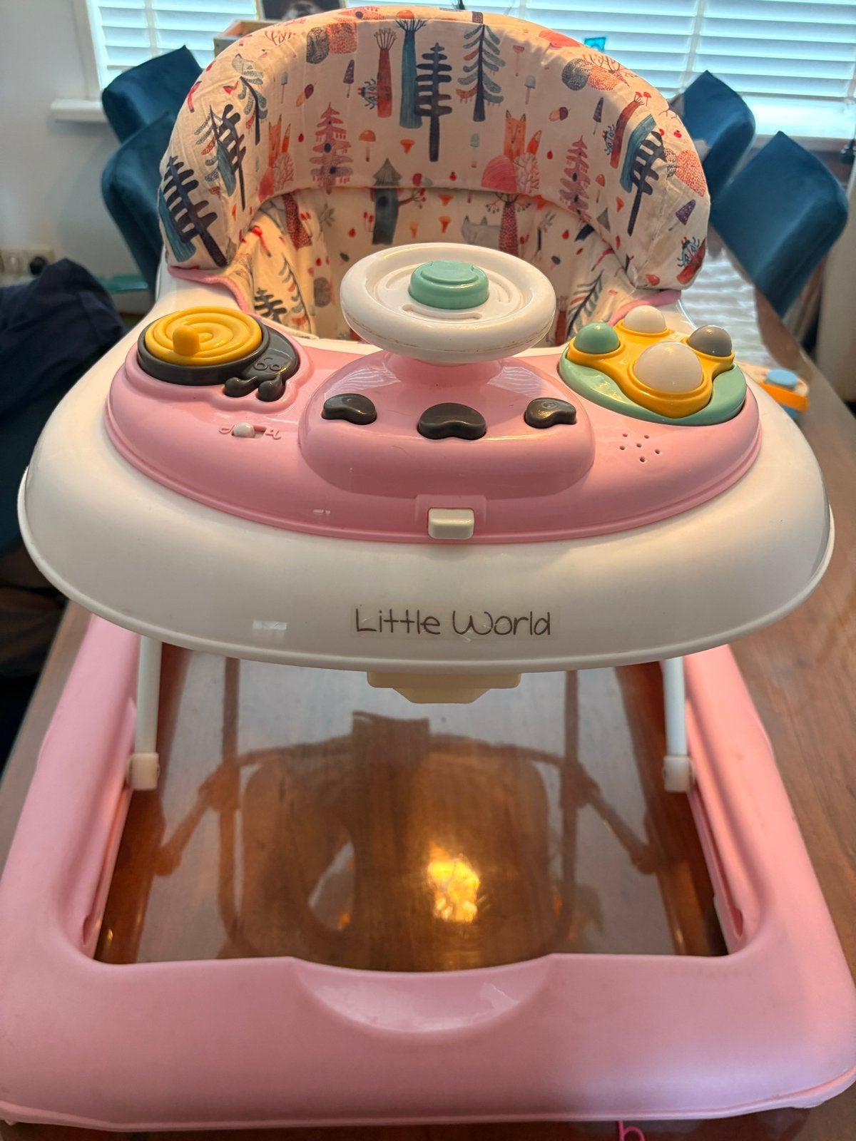 Little World Babywalker Pluto - Roze Loopstoel, Ophalen of Verzenden, Gebruikt