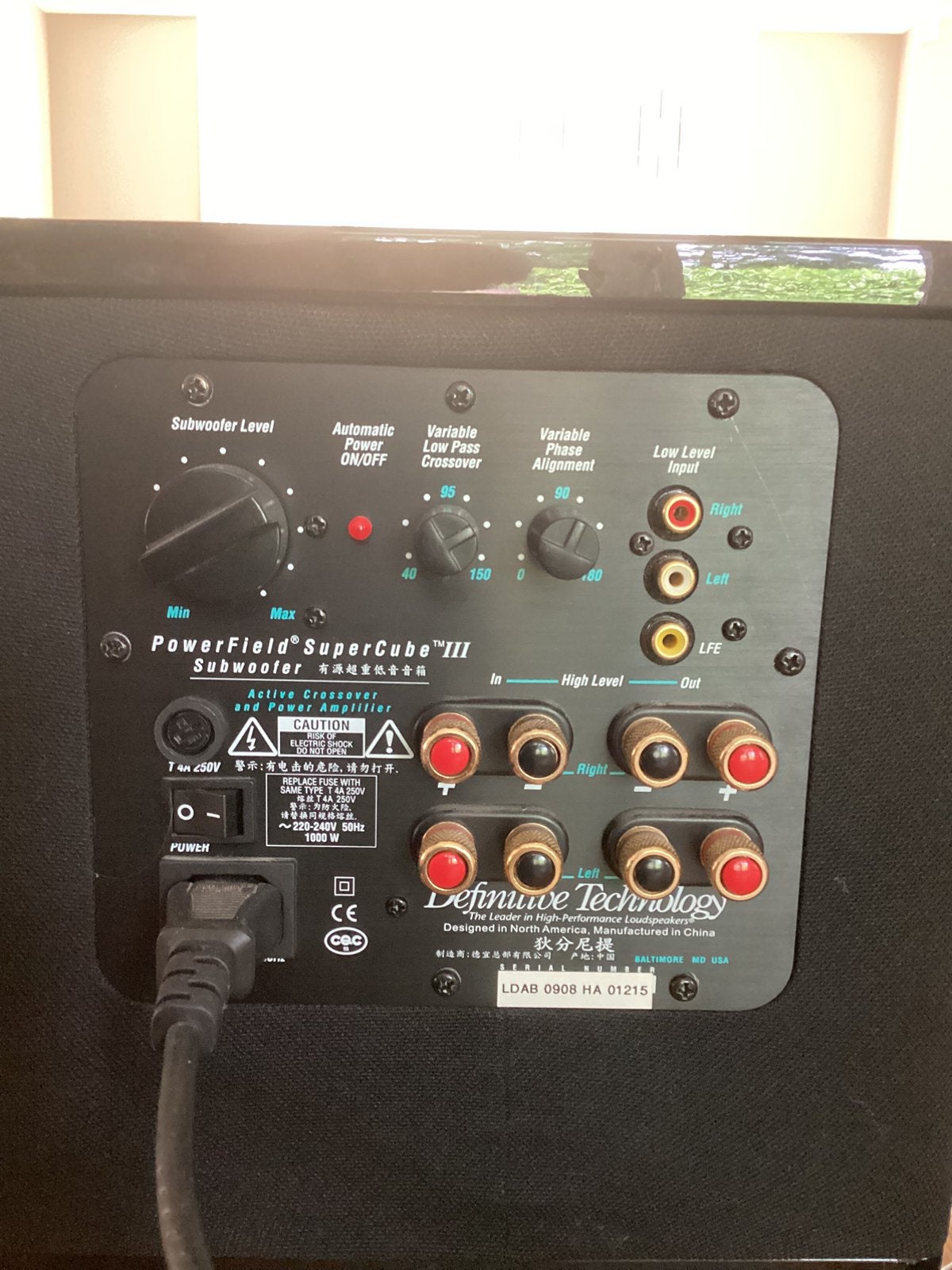 Definitive Supercube III, defect voor onderdelen, Ophalen, Niet werkend, Subwoofer, Overige merken