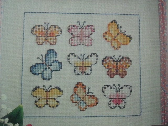 Borduurpatroon  Vlinders   nr 1207, Verzenden, Nieuw, Handborduren, Patroon