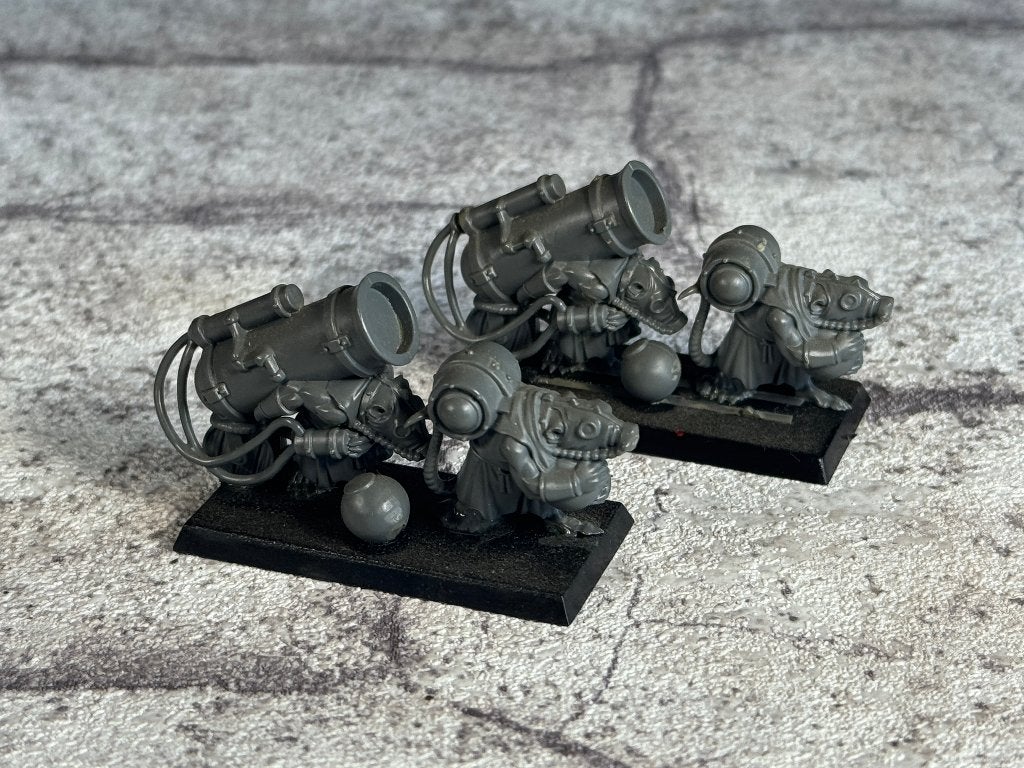 2x Skaven Globe Mortar weapon teams Warhammer Fantasy, Ophalen of Verzenden, Gebruikt, Warhammer, Figuurtje(s)