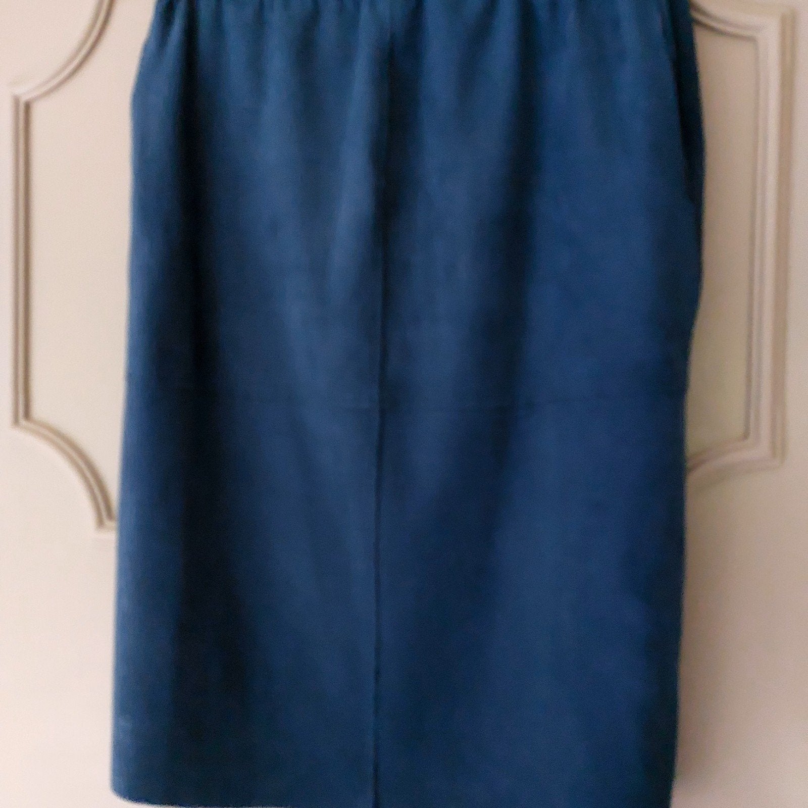 Midi rok La Ligna, maat 42/44, met rits en zijzakken, Kleding | Dames, Blauw, Maat 42/44 (L), Ophalen of Verzenden, Gedragen