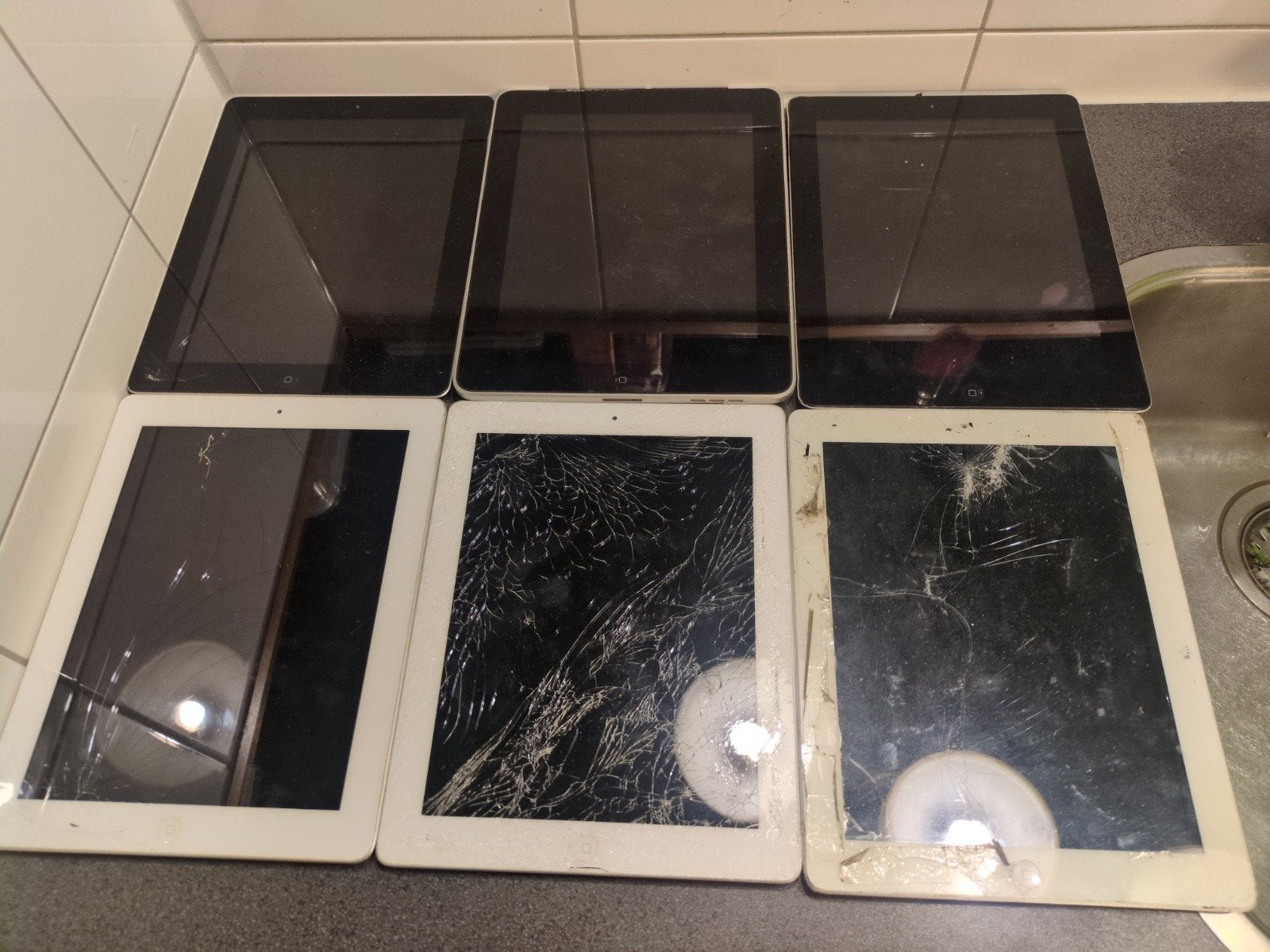 6x Apple iPad (diverse modellen, opslag, condities), Computers en Software, 10 inch, Apple iPad, Ophalen of Verzenden, Niet werkend