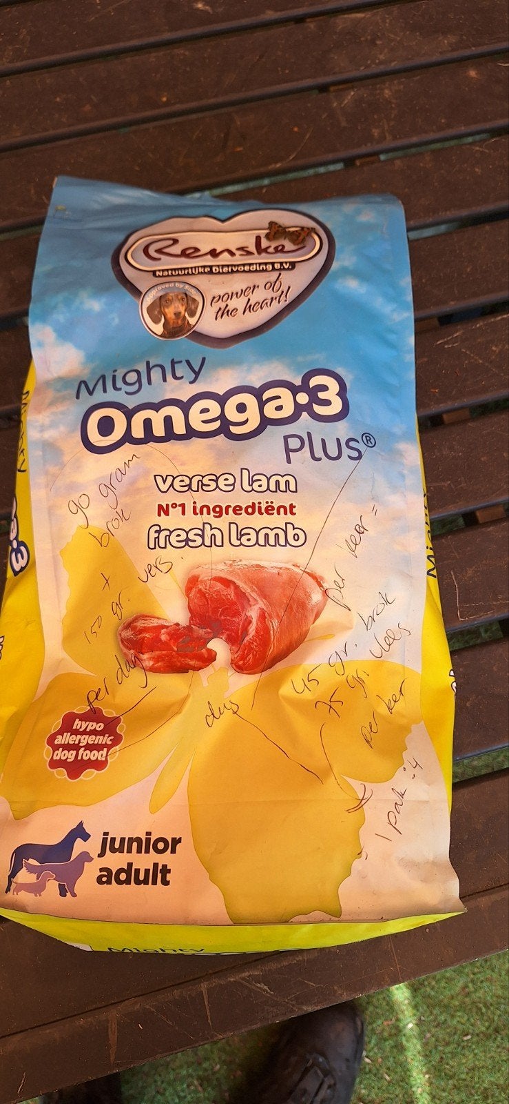 Mighty Omega-3 Plus jonge honde voer 3kilo, Dieren en Toebehoren, Ophalen of Verzenden, Hond