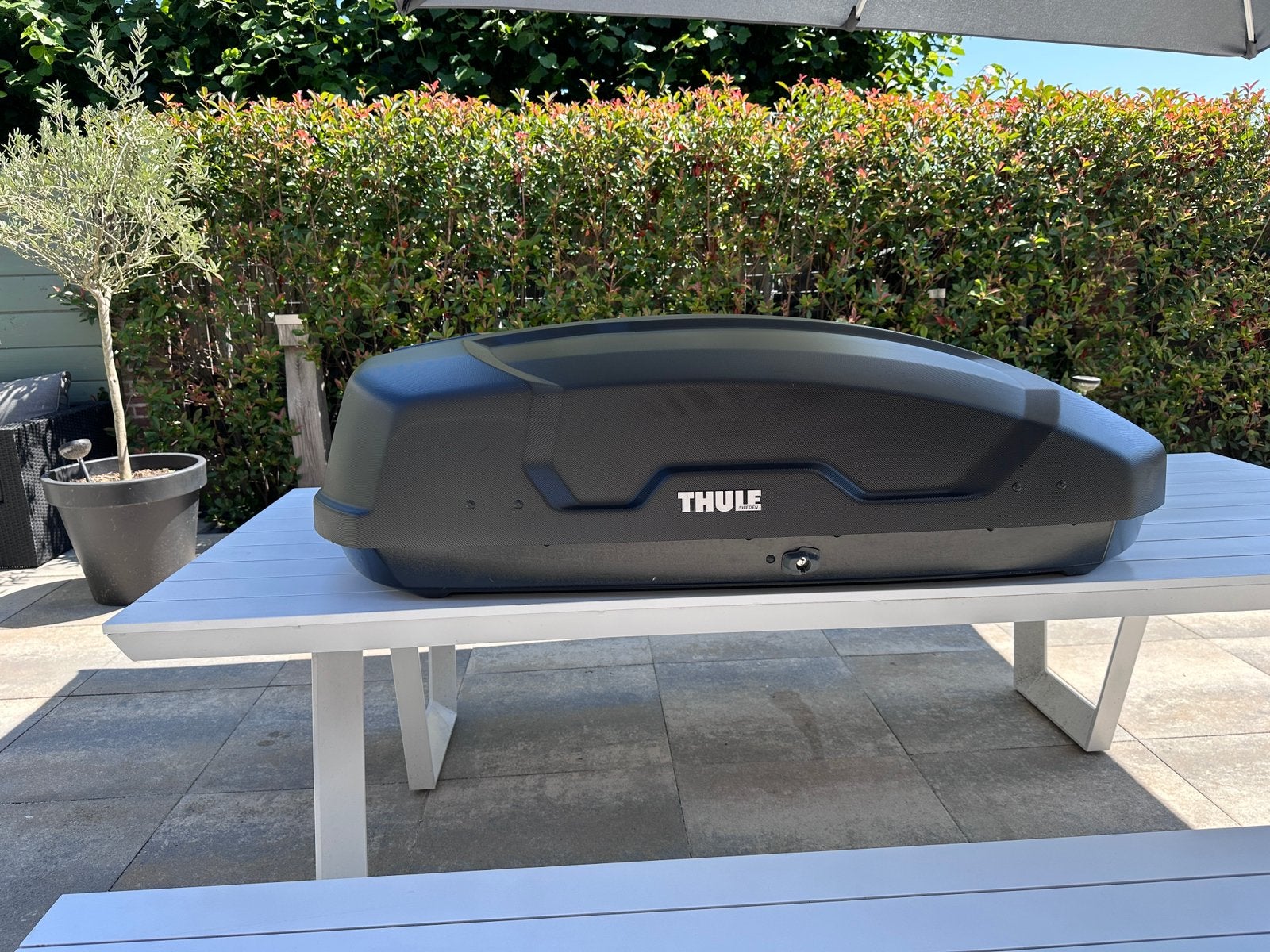 Thule Dakkoffer. Force XT S . zwart, Auto diversen, Dakkoffers, Ophalen, Zo goed als nieuw