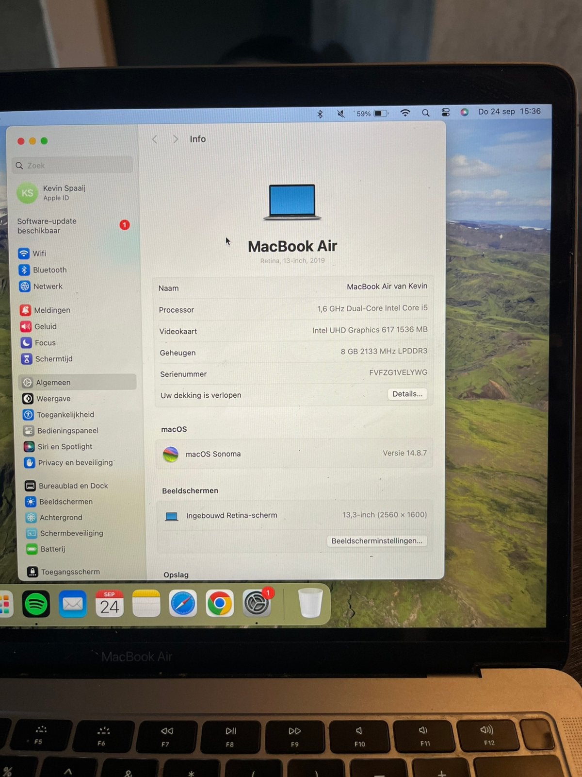 Foto 4 van MacBook Air 2019 - Nieuwe batterij nodig