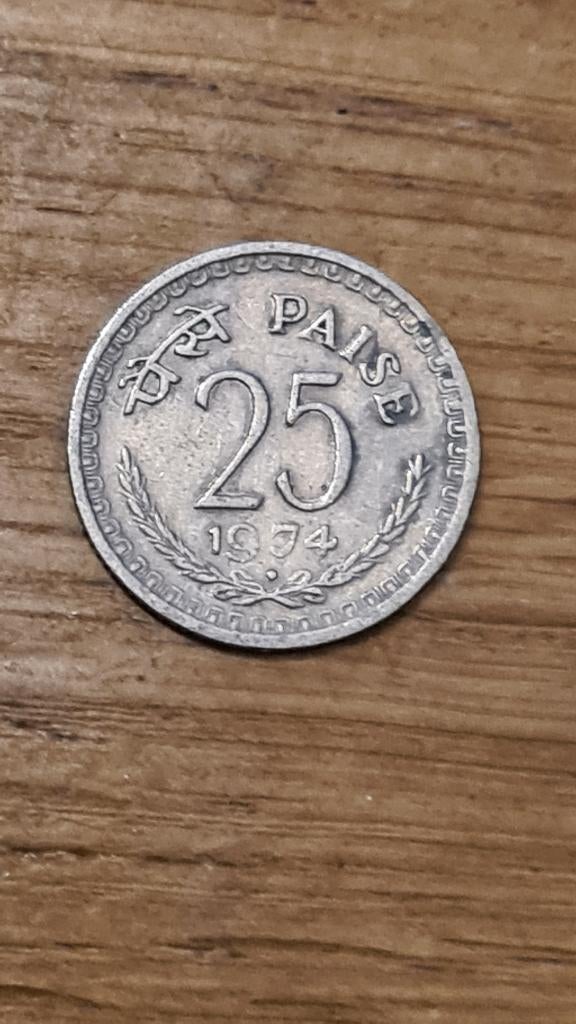 India - 25 Paise 1973 Bombay (D3), Verzenden, Zuid-Azië, Losse munt