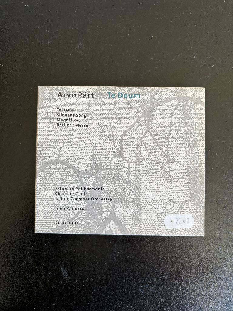 Arvo Pärt, Estonian Philharmonic Chamber Choir - Te Deum, Cd's en Dvd's, Ophalen of Verzenden, Classicisme, Zo goed als nieuw