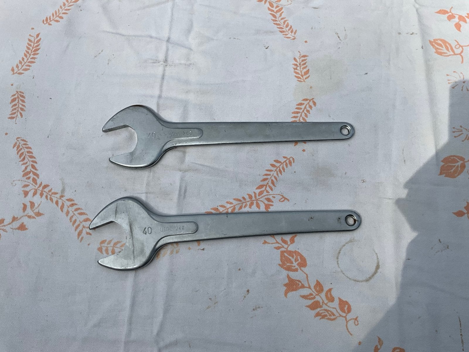 Set van 2 USAG 248 Vanadium Extra steeksleutels maat 40., Ophalen of Verzenden, Nieuw, Sleutel/ratel, Overige merken