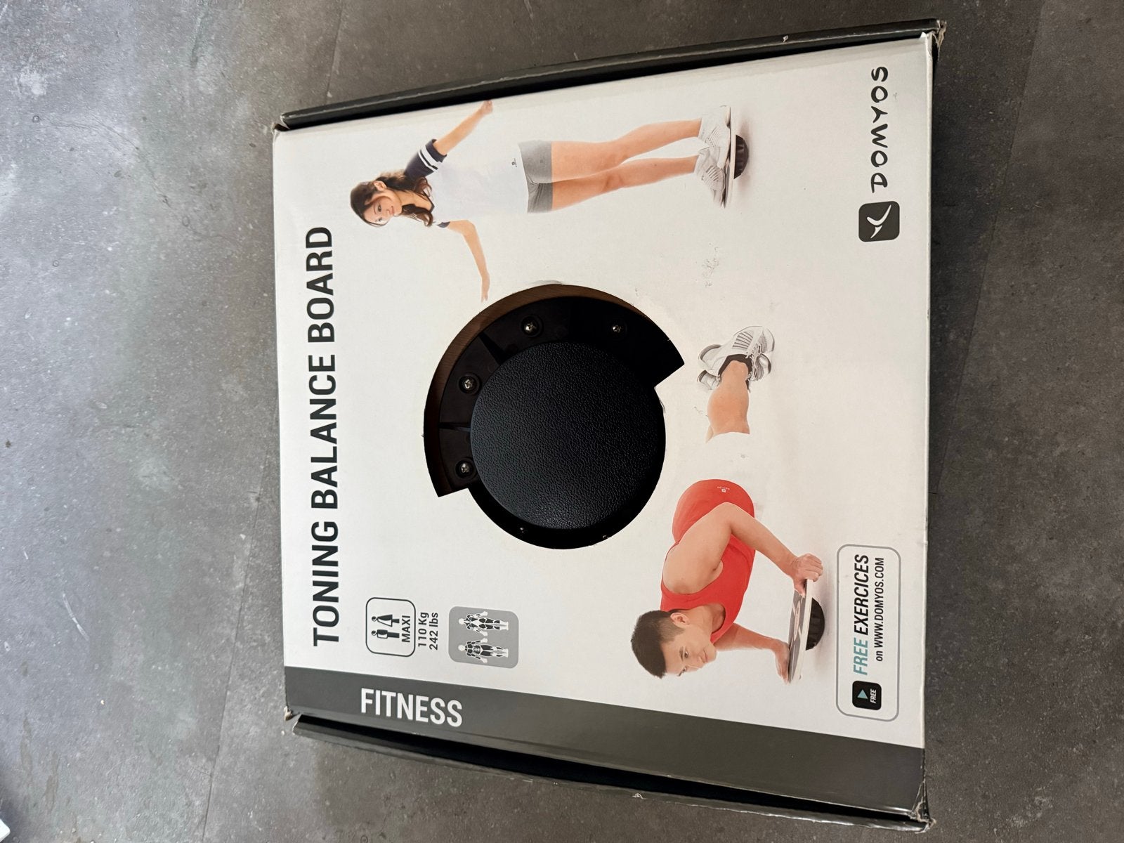 Domyos Toning Balance Board - Balansbord voor Fitness, Sport en Fitness, Ophalen, Zo goed als nieuw, Benen, Balansbord