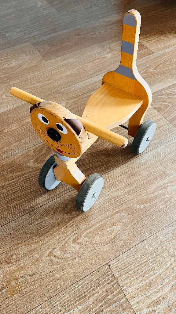 Woodpecker Houten Loopvoertuig Kat, Ophalen of Verzenden, Gebruikt, Loopfiets
