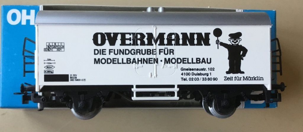 MäRKLIN HO # 4415.82602.4 OVERMANN ZWART N ORK, Hobby en Vrije tijd, Wisselstroom, Ophalen of Verzenden, Märklin, Nieuw
