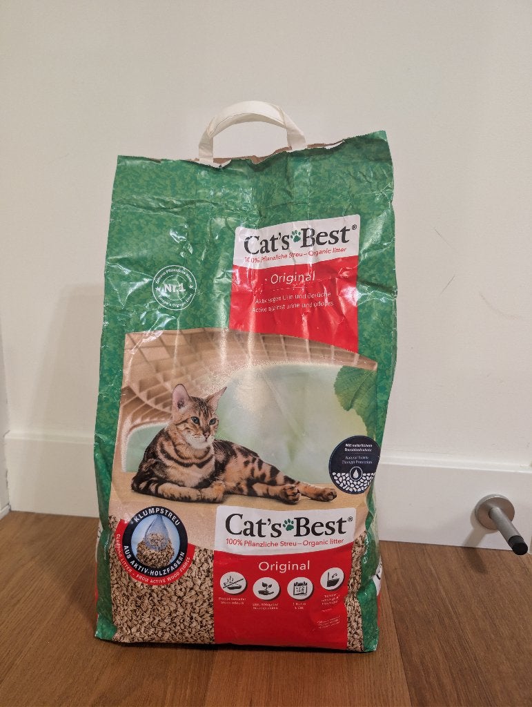 Cat's Best Original Kattenbakvulling 20L, Ophalen, Zo goed als nieuw, Open