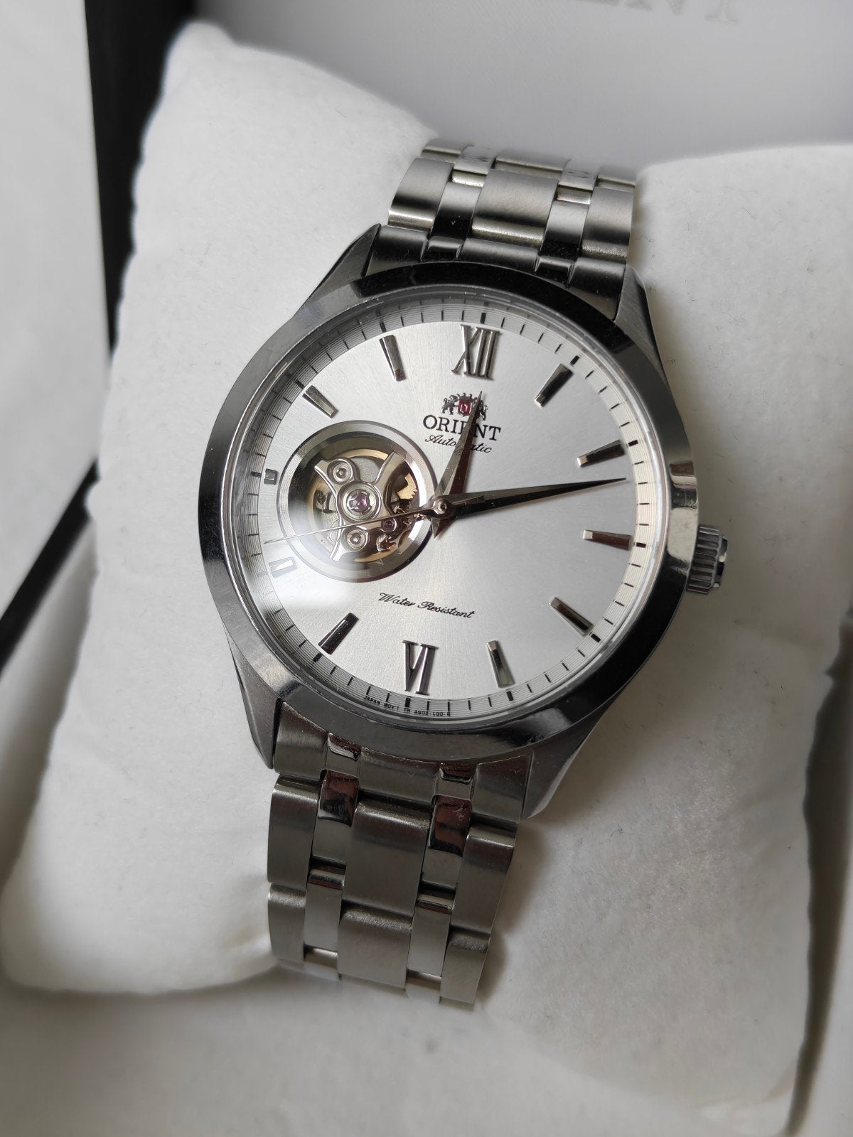 Orient Contemporary Open Heart Horloge - Gebruikt, Overige merken, Staal, Gebruikt, Staal