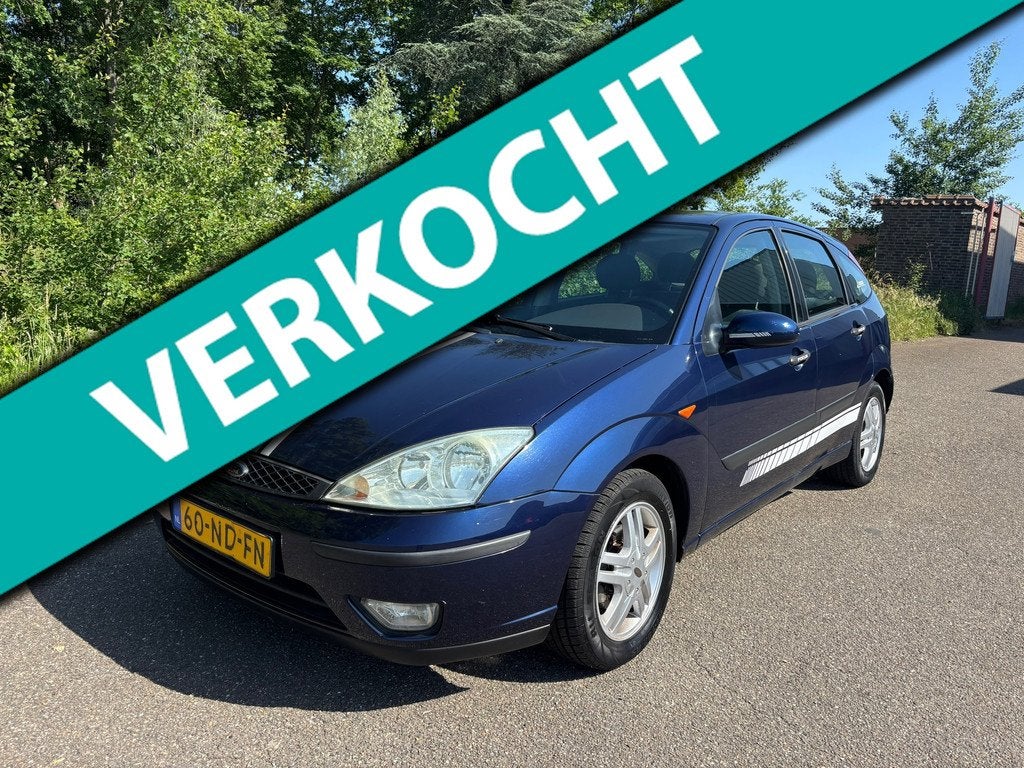 Ford Focus 1.6-16V Collection | Clima | APK 10-2026, Auto's, Stof, Gebruikt, 580 kg, Blauw