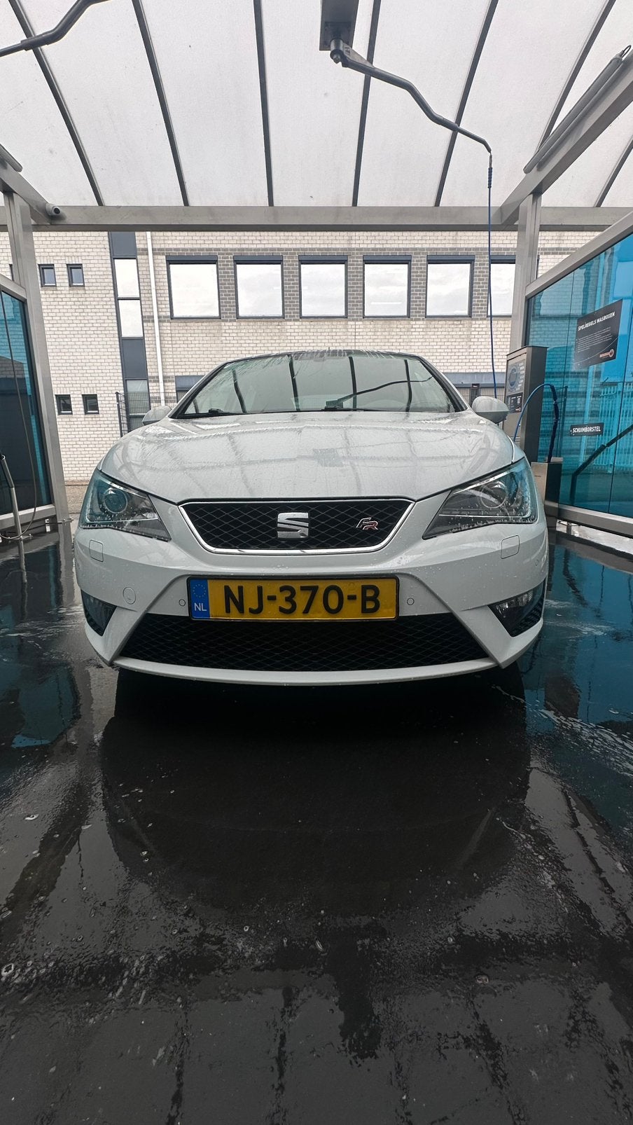 Seat Ibiza 1.0 Ecotsi 110pk DSG 2017 Wit, 40 €/maand, Zwart, Leder en Stof, Origineel Nederlands