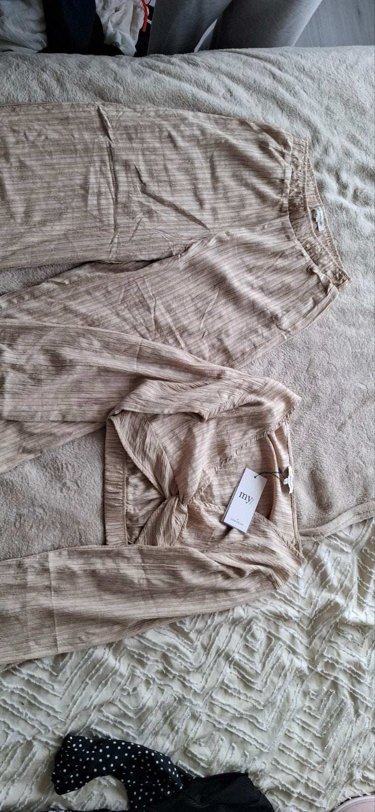 Nieuw My Jewellery setje: top en broek, maat S, My Jewellery, Beige, Nieuw, Ophalen of Verzenden