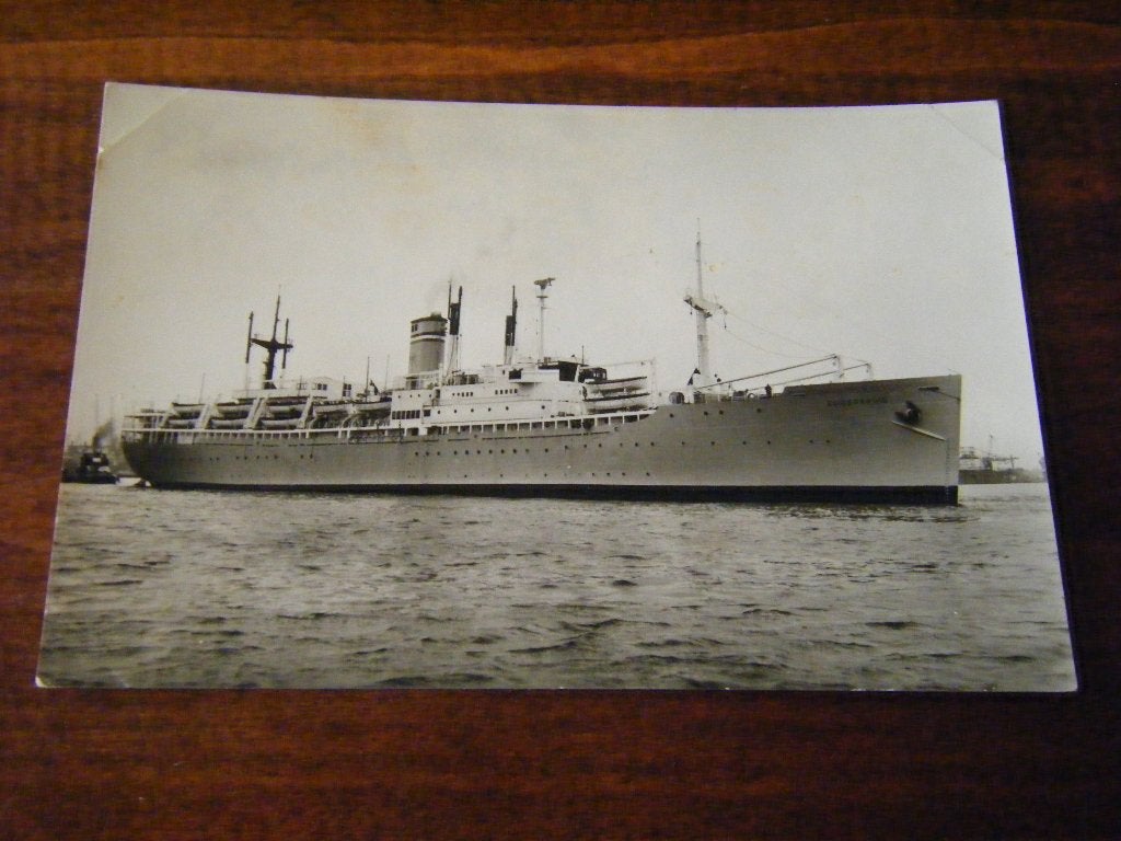 W39 - Schip - s.s. Zuiderkruis - Mooi/Oud, Ophalen of Verzenden, Gebruikt, Motorboot, Kaart, Foto of Prent