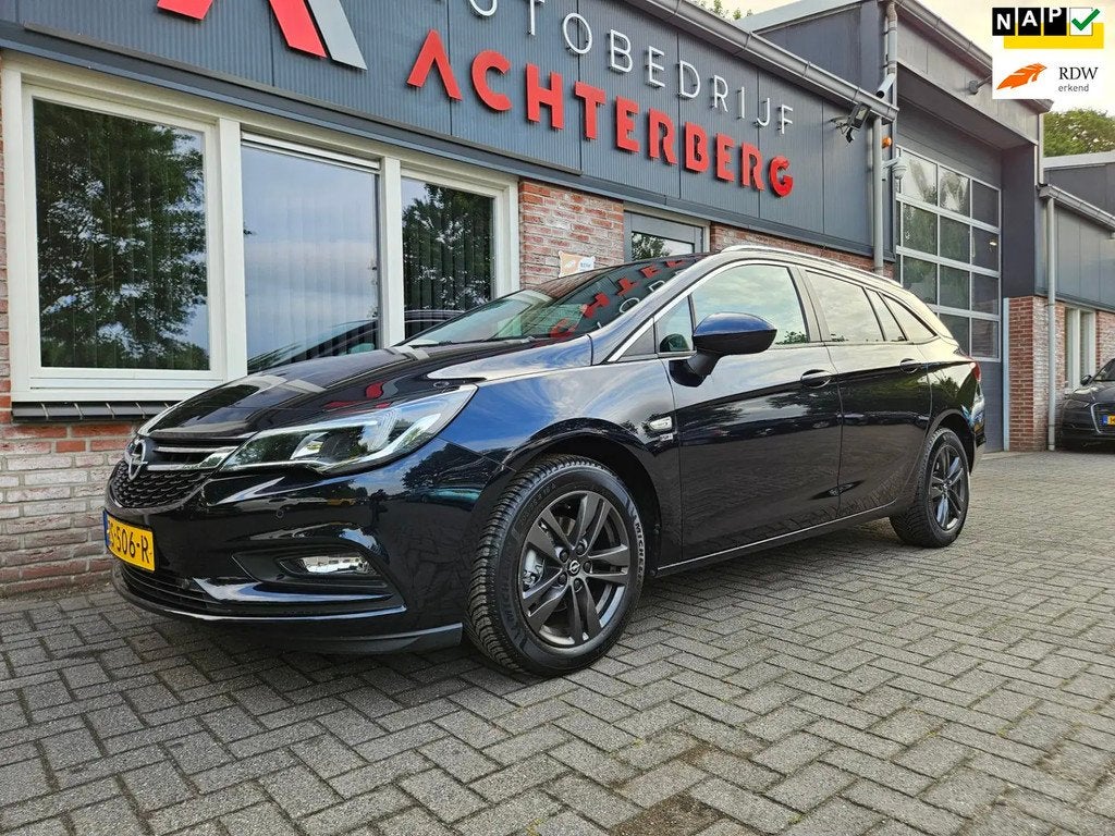 Opel Astra Sports Tourer 1.0 Turbo 120 Jaar Edi € 7.950,00, Gebruikt, 1178 kg, Blauw, 620 kg