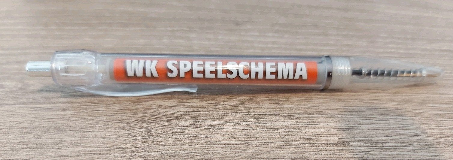 Pen WK 2006 met speelschema, Ophalen of Verzenden