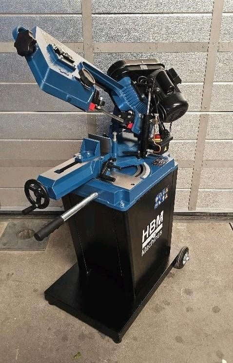 HBM 128 metaallintzaag – 230V, 550W, instelbare zaagsnelheid, 70 mm of meer, Ophalen of Verzenden, Zo goed als nieuw, Lintzaag