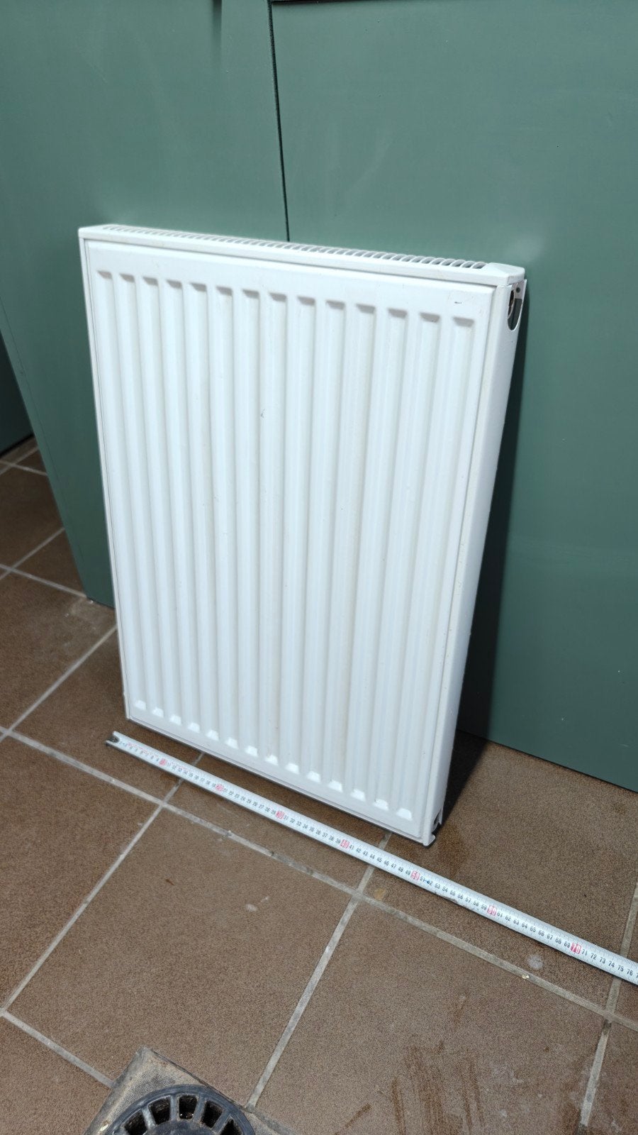 Witte radiator, 50x70 cm type T11, Doe-het-zelf en Verbouw, Verwarming en Radiatoren, Ophalen, Gebruikt, Radiator, 60 tot 150 cm