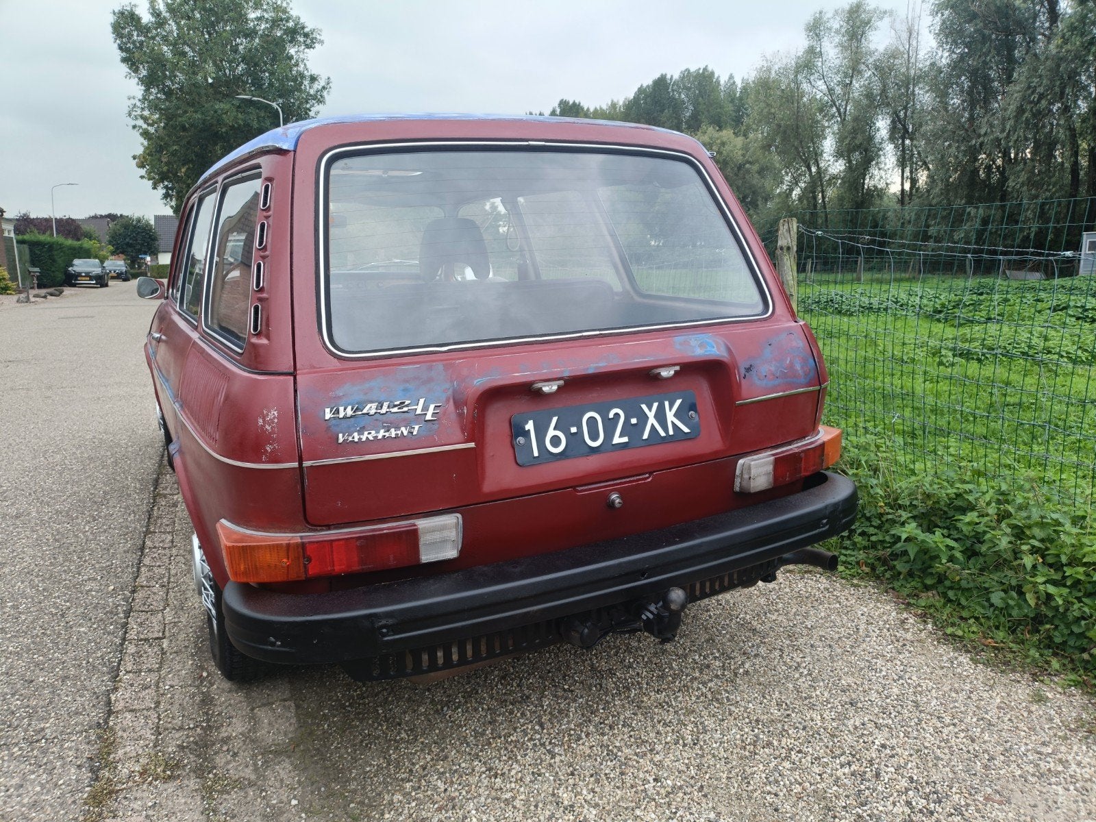 Volkswagen 412 1.7 LE Variant 1973 Blauw, foto 2