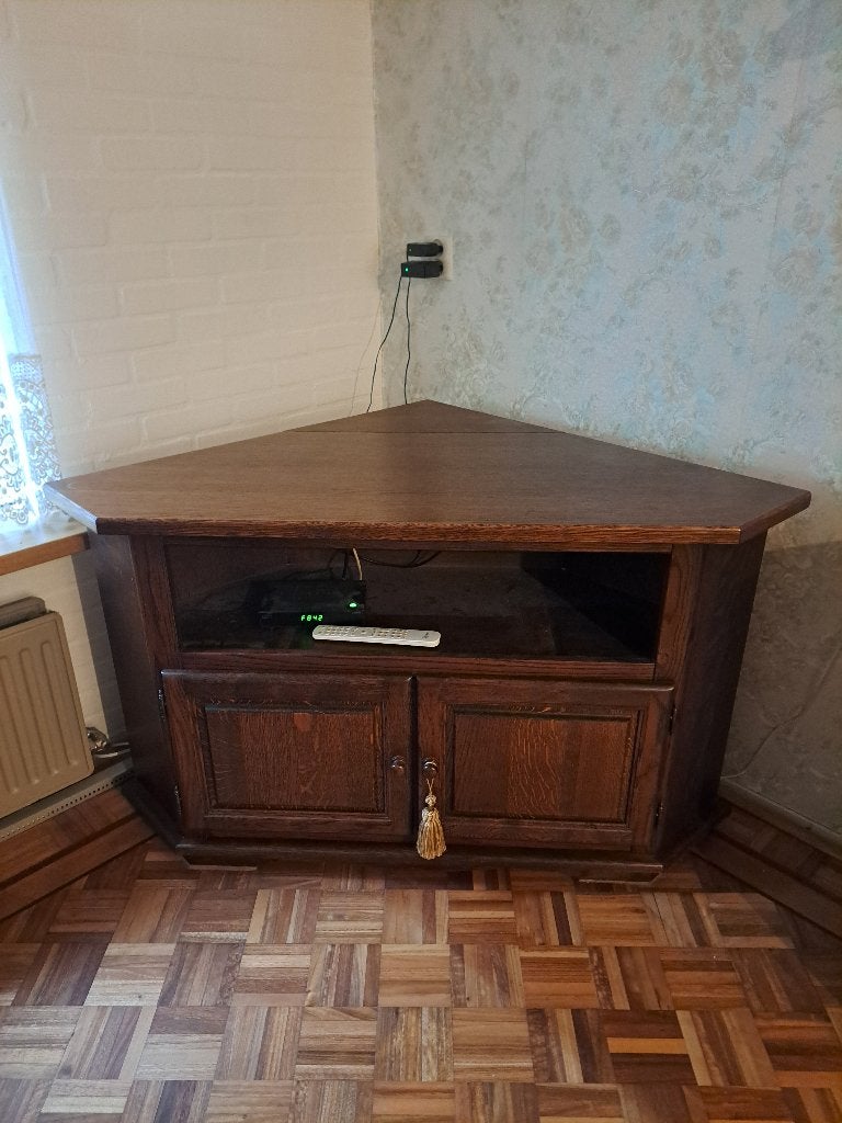 Hoekkast tv meubel eiken, Ophalen