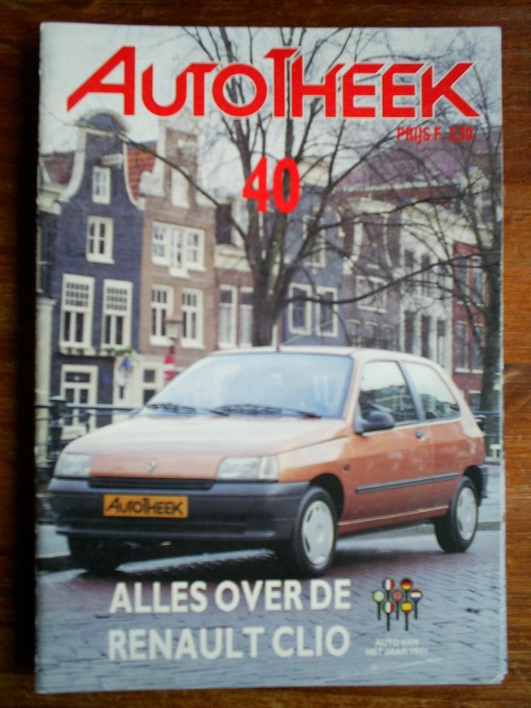 Renault Clio Alles over de Clio Autotheek Poster 2 / 1991, Boeken, Auto's | Folders en Tijdschriften, Ophalen of Verzenden, Zo goed als nieuw