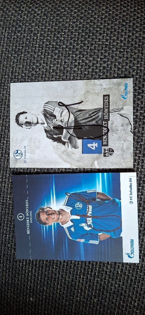 Spelerskaart met handtekening; Benedikt Howedes # Schalke 04, Verzamelen, Ophalen of Verzenden, Nieuw, Buitenlandse clubs, Spelerskaart