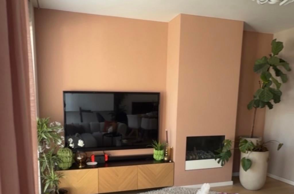 Faber elektrische haard opti mist, Huis en Inrichting, Haarden, Ophalen, Gebruikt, Inbouwhaard, Elektrische haard
