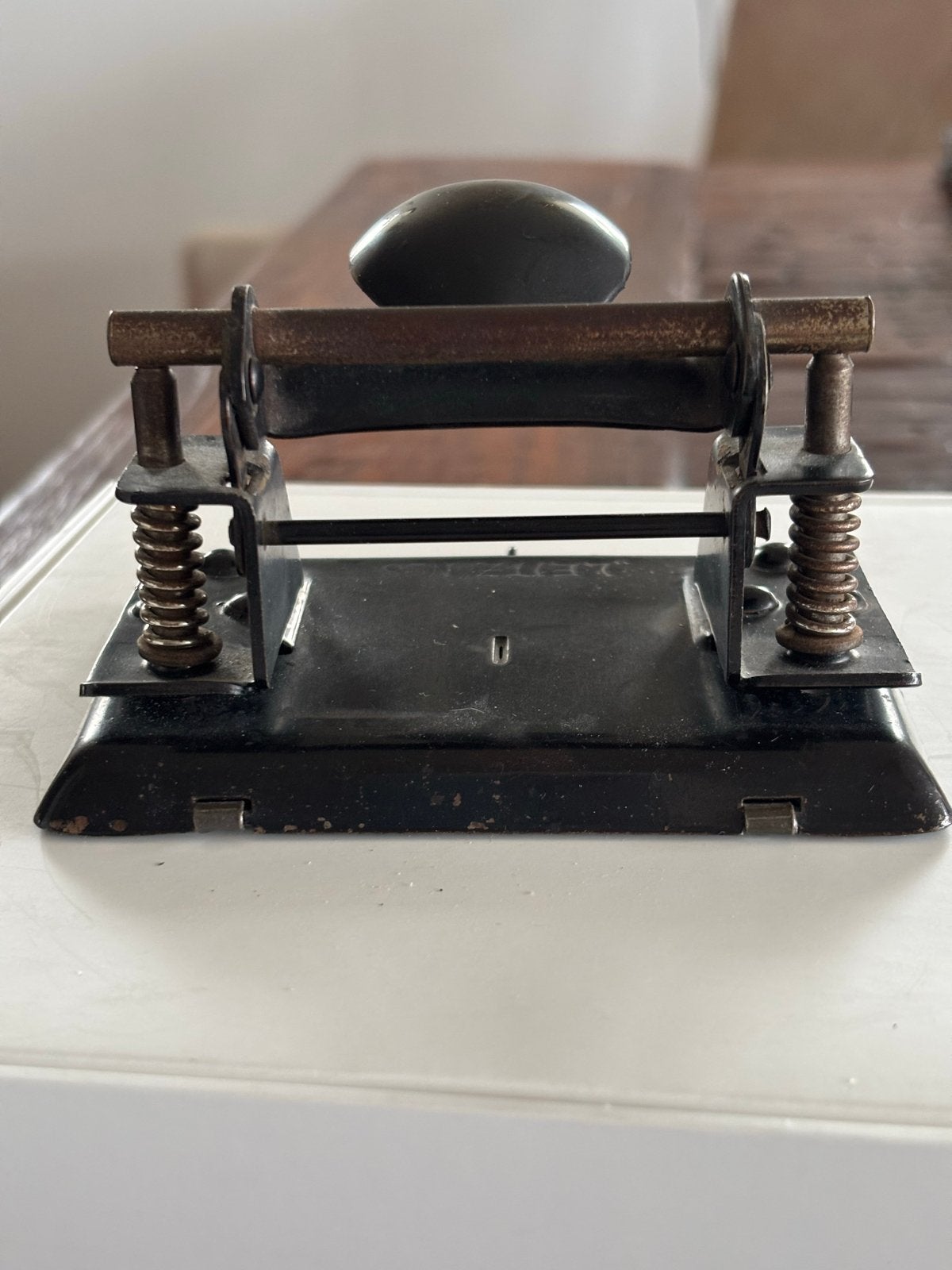 Antieke Leitz Perforator - Vintage Kantoorartikel, Antiek en Kunst, Ophalen of Verzenden