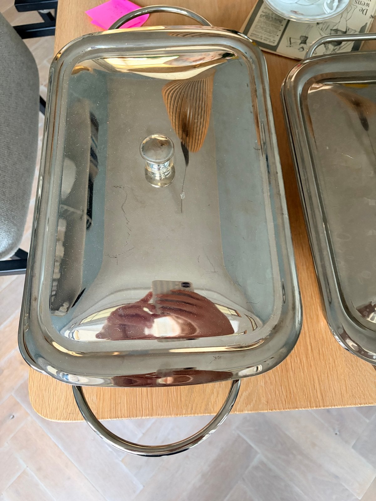 Marinex warmhoudschalen - Set van 3, Zilver, Ophalen of Verzenden, Overige merken, Glas