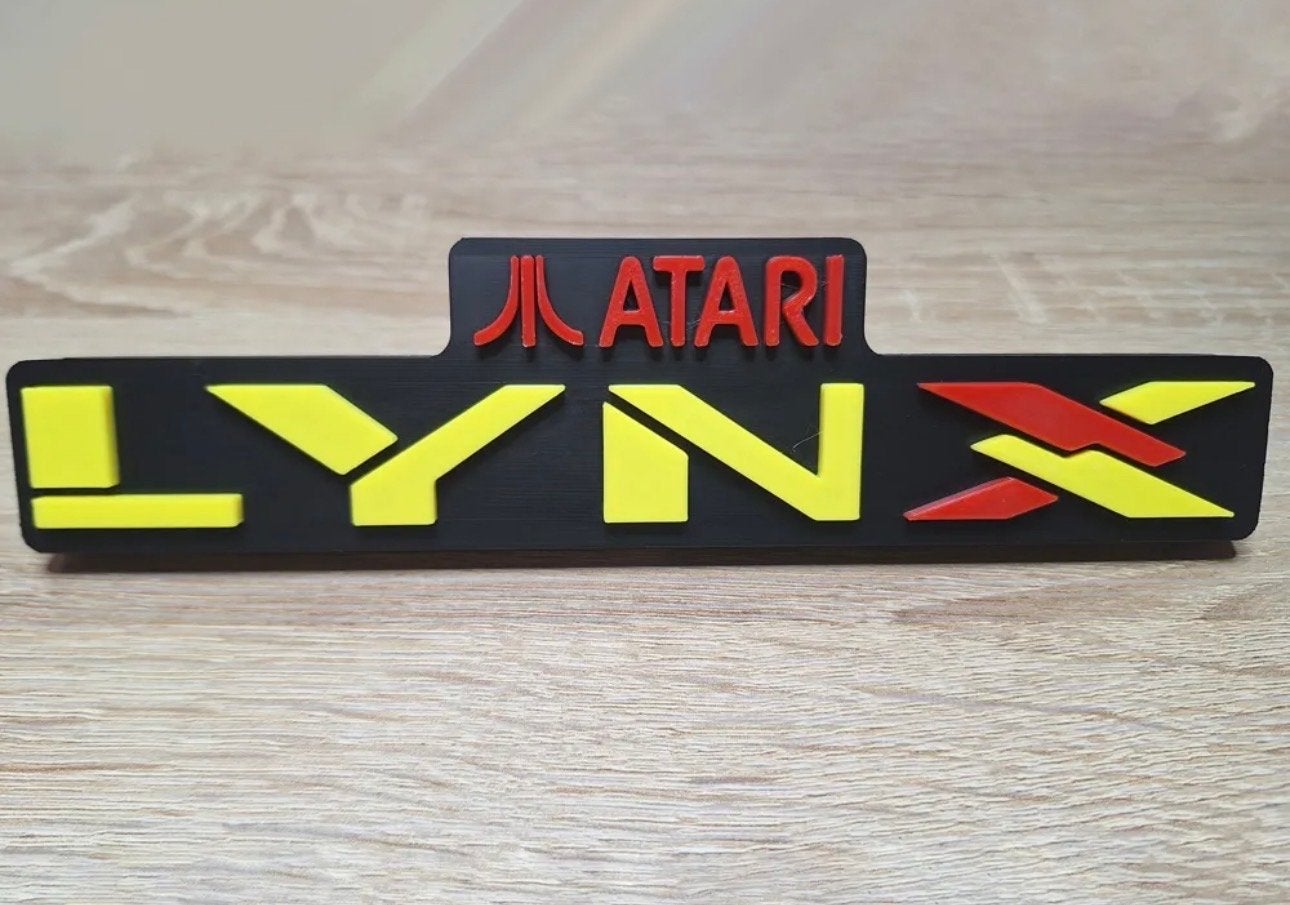 Atari Lynx Logo - 3D Geprint Decoratie (20x5 cm), Verzenden, Nieuw, Atari Lynx