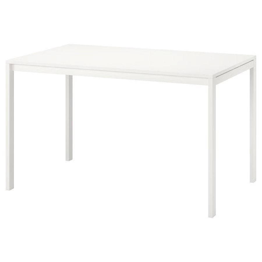 Ikea melltorp tafel, Huis en Inrichting, Bureaus, Ophalen, Gebruikt, IKEA, Wit