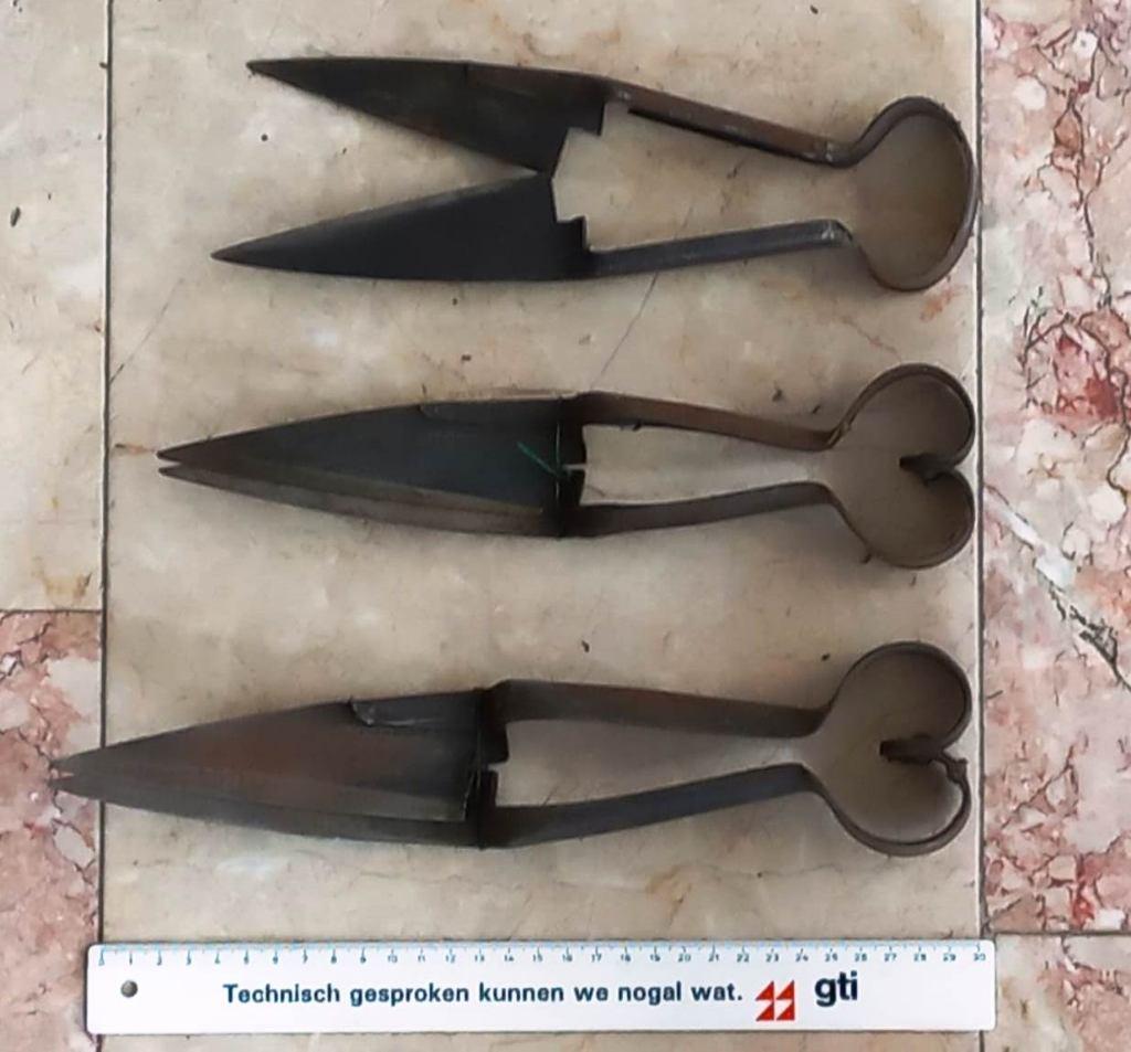 Antieke wolschaar – schapenschaar 3 stuks 55 euro, Antiek en Kunst, Ophalen of Verzenden