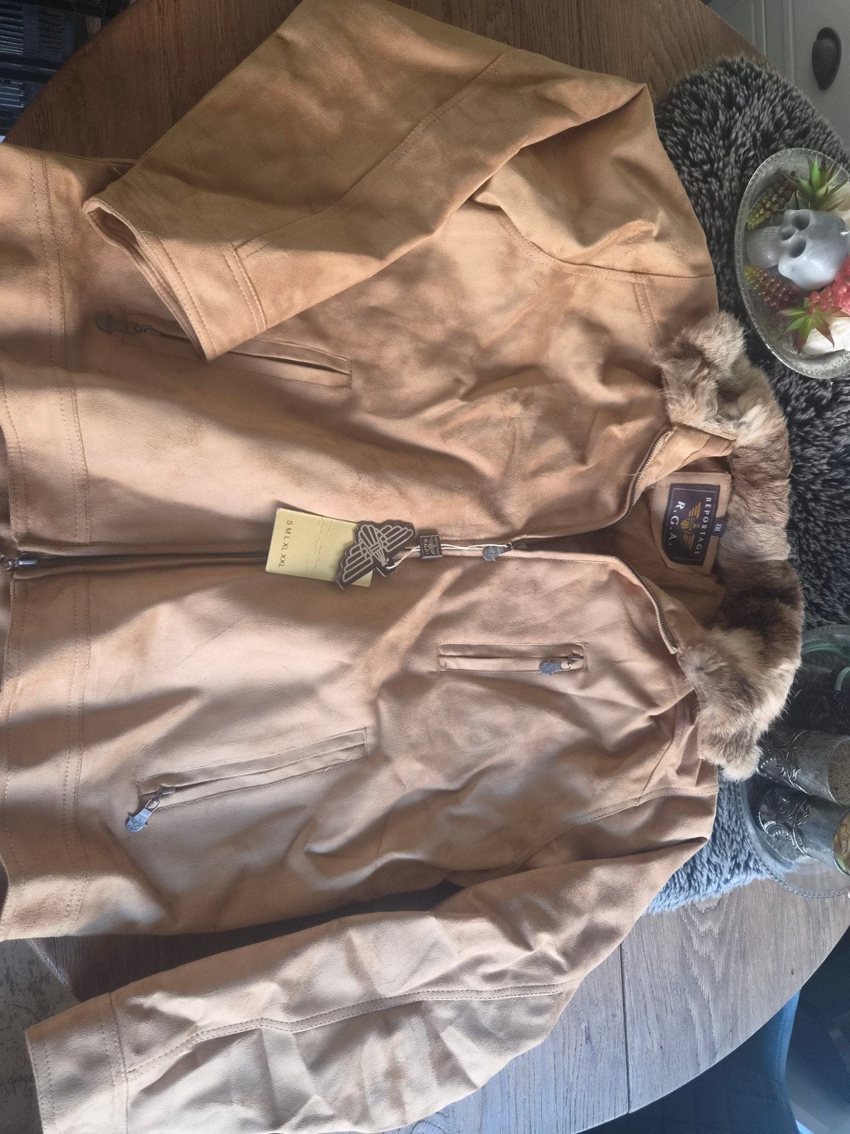 R.G.A. Reportage Heren Jas XXL - Nieuw met labels, Ophalen, Beige, R.G.A. Reportage, Maat 56/58 (XL)