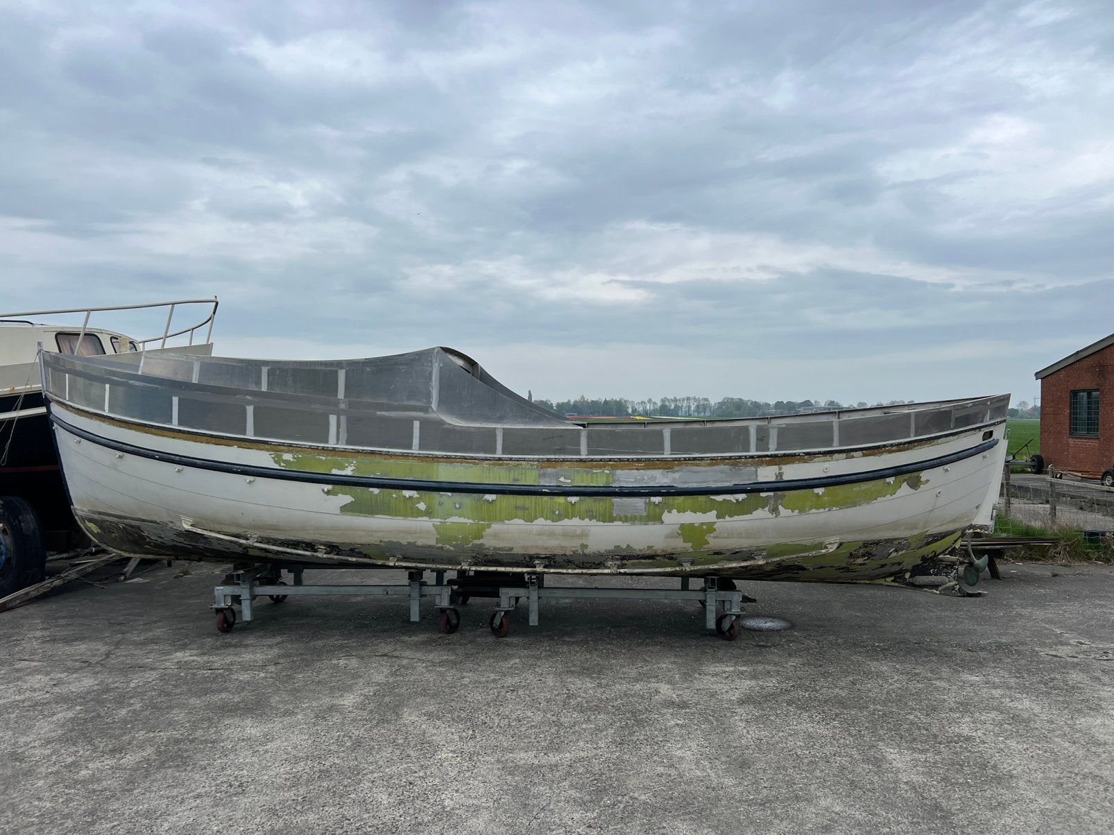 Geweldige mooie Aluminium Verhoef Reddingsloep / Kajuitboot, Ophalen, Zo goed als nieuw