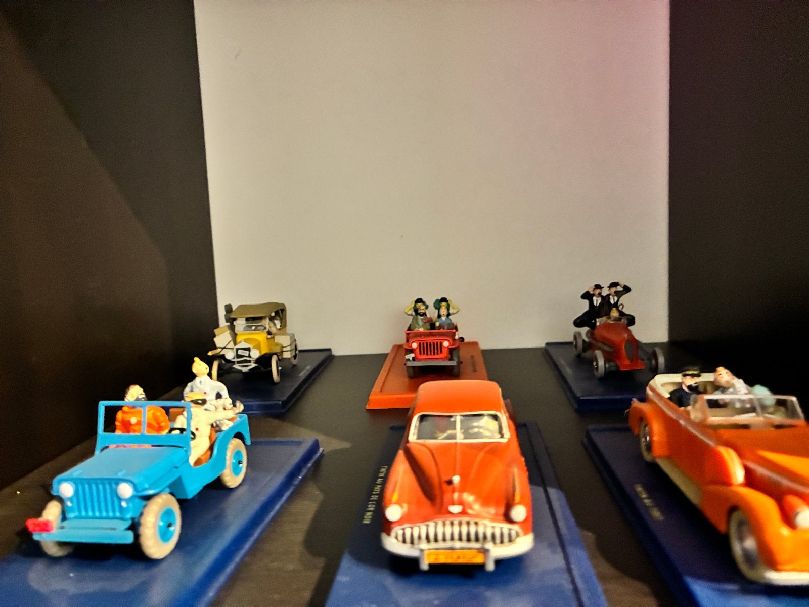 6 Kuifje auto's in originele verpakking, Ophalen of Verzenden, Nieuw, Auto, Overige merken