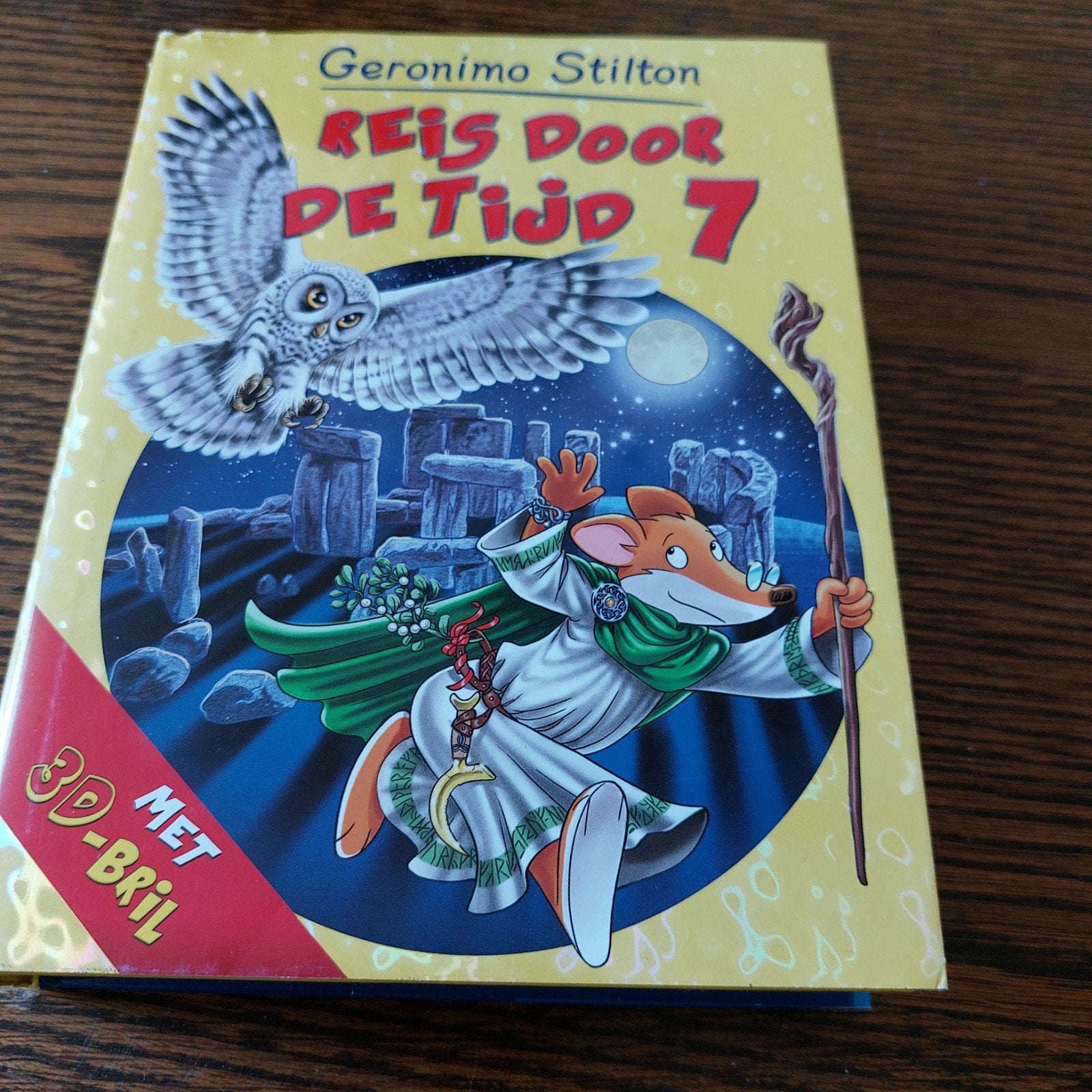 Geronimo Stilton - Reis door de Tijd 7 (compleet + 3D-bril), Boeken, Ophalen, Zo goed als nieuw, Geronimo Stilton, Fictie