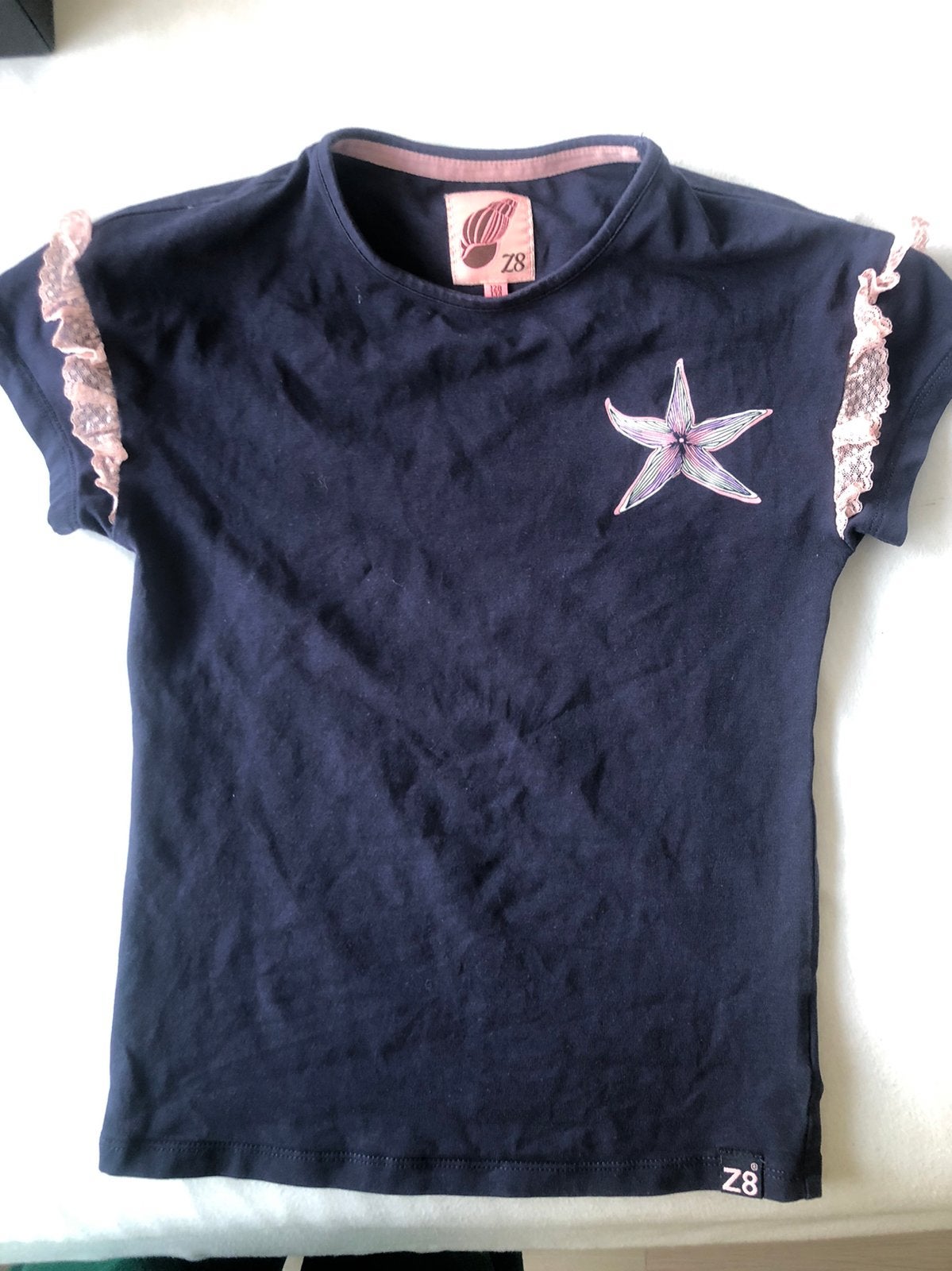 Meisjes t shirt, mt 128/134/ Z8, Ophalen of Verzenden, Zo goed als nieuw, Meisje, Shirt of Longsleeve