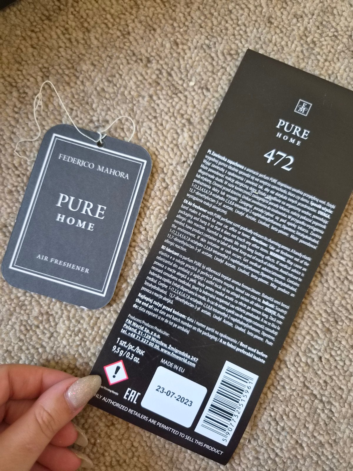 Federico Mahora Pure Home Luchtverfrisser 472, Ophalen of Verzenden, Nieuw
