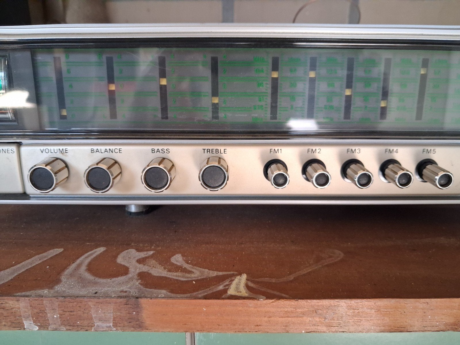 Philips 702 Vintage Receiver met Speakers, Ophalen, Philips, Gebruikt, Losse componenten