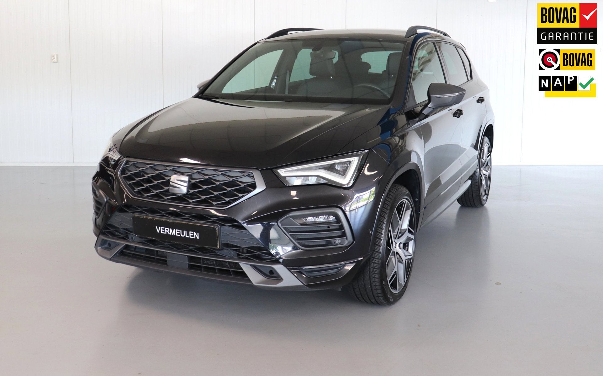 Seat Ateca 1.5 TSI FR Business Intense rijklaar €29950,-, Auto's, Seat, 4 cilinders, 150 pk, Ateca, Zwart