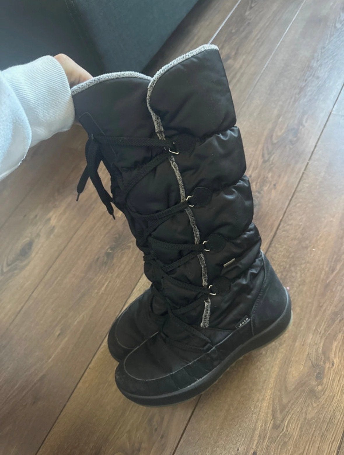 Pro-tex Vista Softy Zwarte Snowboots Dames - Wintersport, Kleding | Dames, Verzenden, Zwart, Snowboots, Zo goed als nieuw
