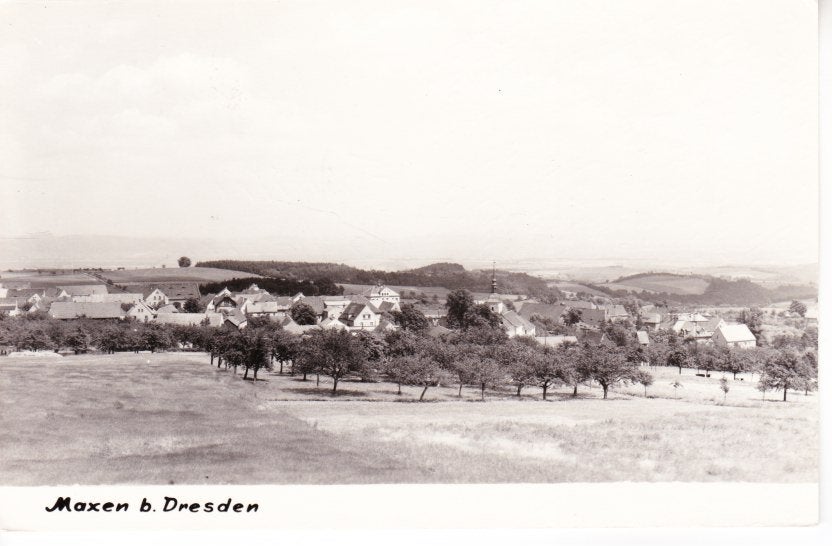 Maxen b. Dresden - Gelopen. 29-09, Verzamelen, Ophalen of Verzenden, 1960 tot 1980, Gelopen, Duitsland